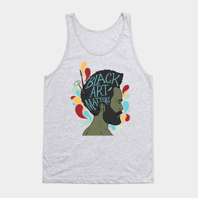 Black Art Matters BHM Tank Top by Thomcat23